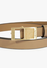 CINTO MEMPHIS COURO BEGE S 43001 0149 0003 SCHUTZ