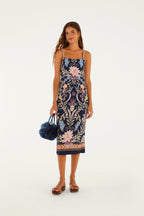 VESTIDO MIDI LEVEZA ROMANTICA 373949 FARM