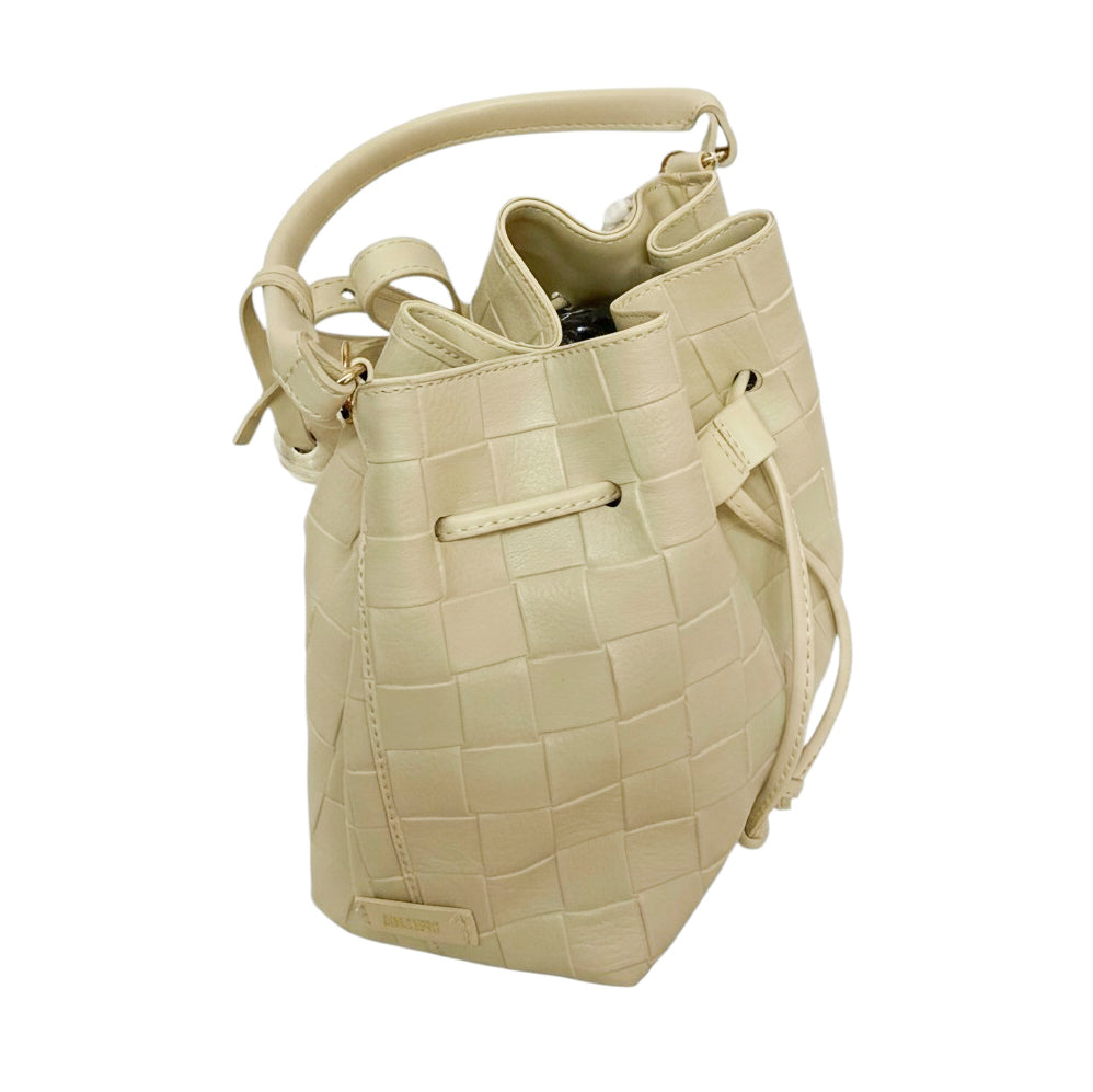 BOLSA TIRACOLO MÉDIA TRAMADA BRANCA C 50002 0213 0003 ANACAPRI Imagem secundária do produto