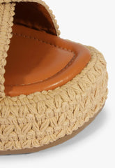 SANDÁLIA PAPETE VIENA RÁFIA NATURAL S 21869 0038 0002 SCHUTZ