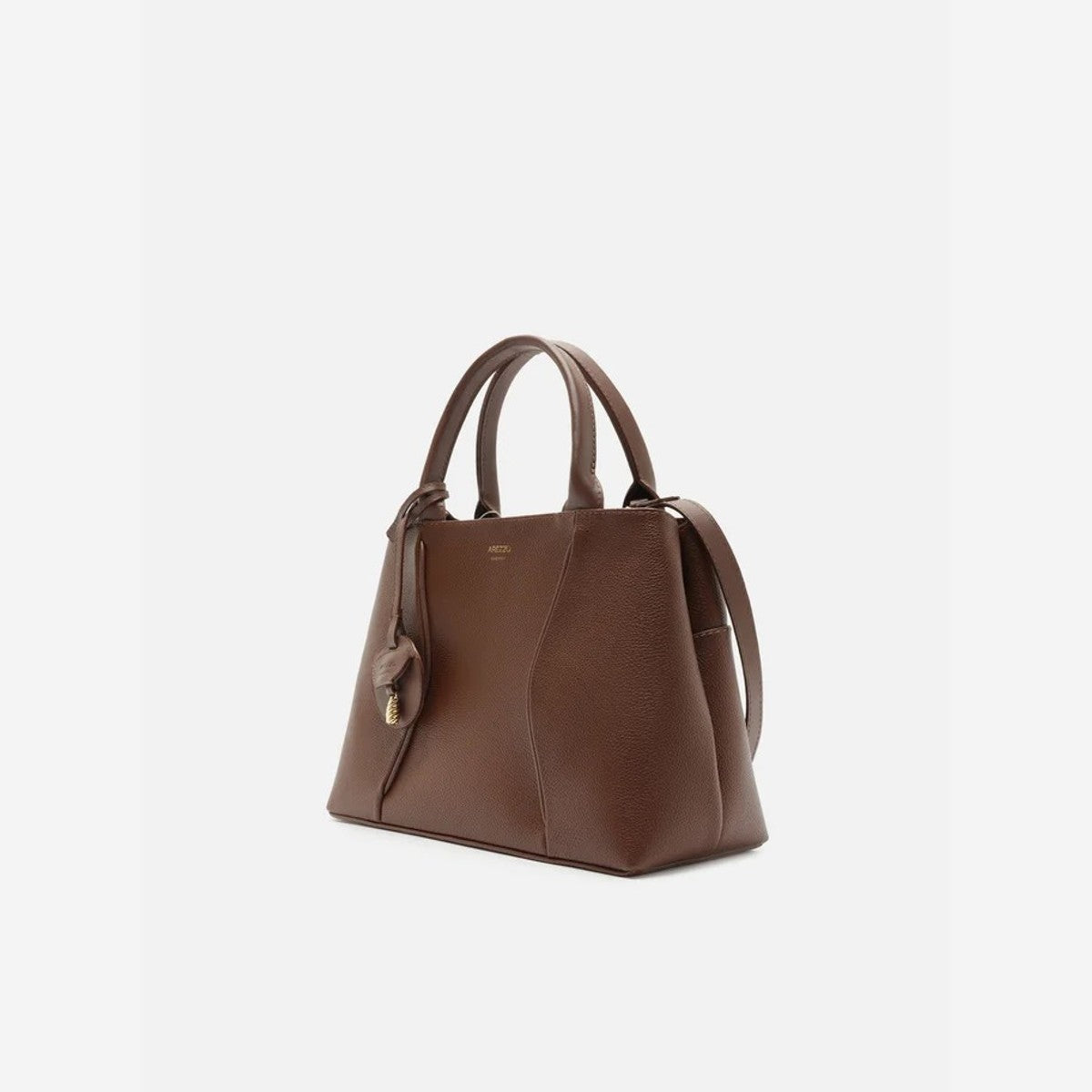 BOLSA TOTE MARROM MÉDIA METAIS A 50023 6932 0002 AREZZO