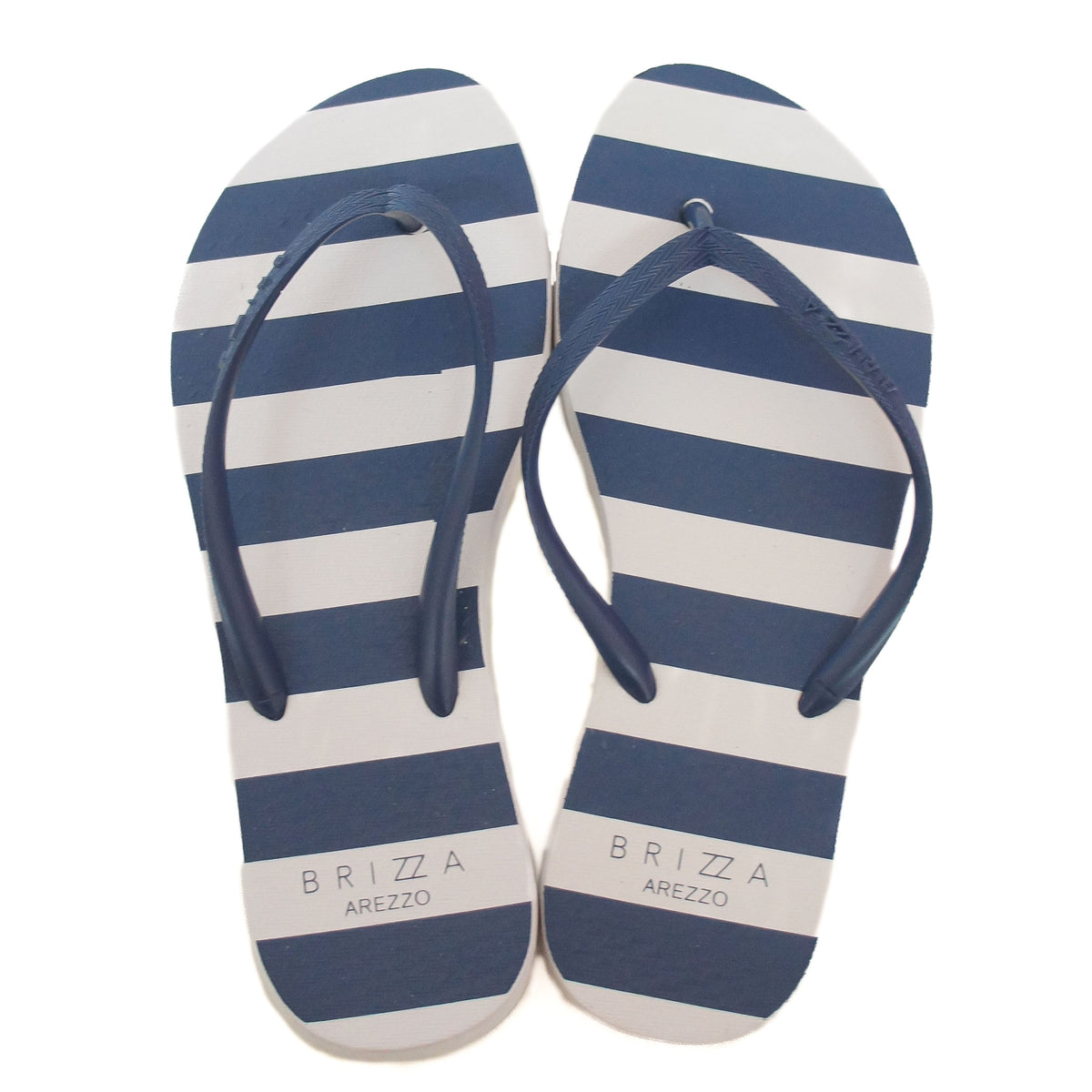 CHINELO DE DEDO AZUL E BRANCO LISTRAS Z 19026 0096 0008 BRIZZA