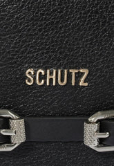 Bolsa Tiracolo Couro Detalhe Cinto Preta S 50021 0015 0001 Schutz