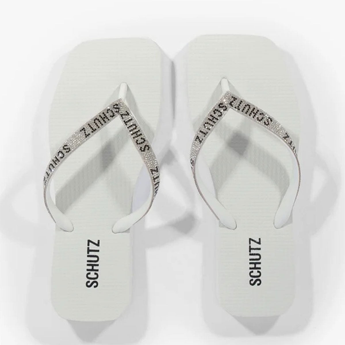 Chinelo Feminina SCHUTZ ref. CHINELO BRANCO - VintedoisK