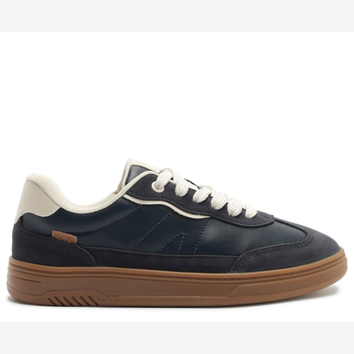 TÊNIS LUA SOLA ALTA RECORTES SUEDE AZUL C 30704 0006 0003 ANACAPRI