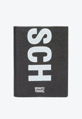 PORTA PASSAPORTE SCHUTZ LOGO PRETO U  S 46058 0141 0012 SCHUTZ