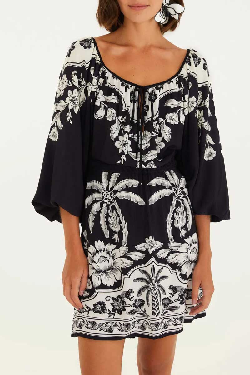 VESTIDO CURTO MG GUANACASTE 342539 FARM RIO