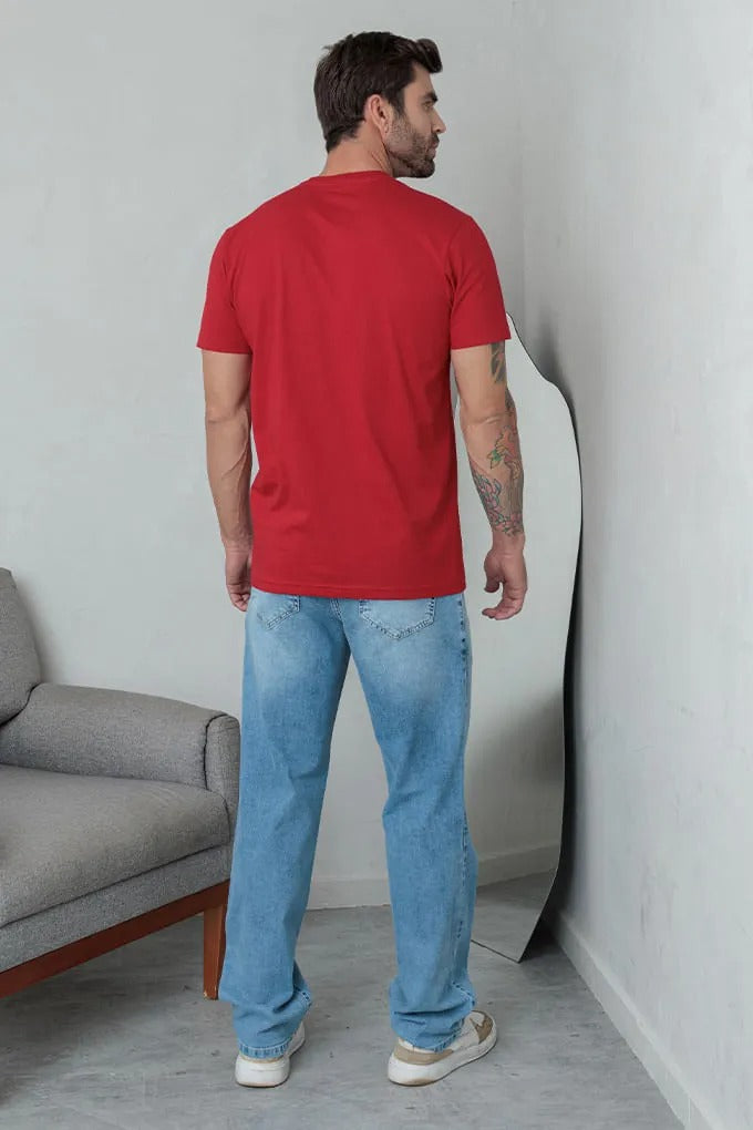 CALÇA JEANS MASC BAGGY BARRA NORMAL MAS00037 REVANCHE