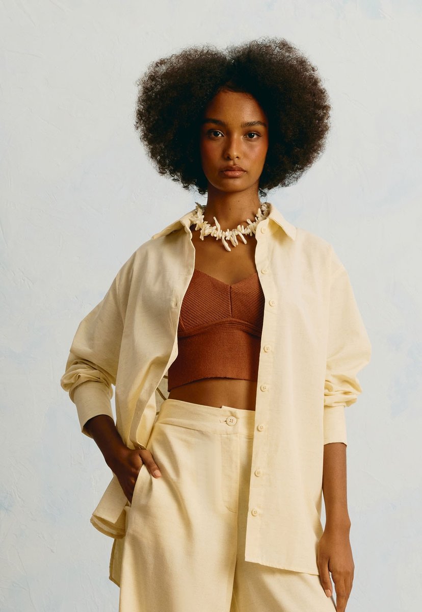 Camisa Feminino Cacay ref. CAMISA OVERSIZE - VintedoisK
