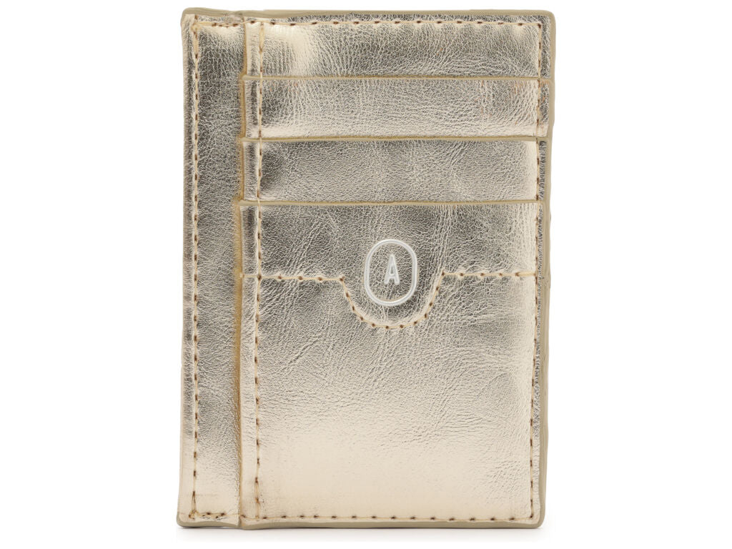 PORTA CARTÃO PESPONTADO DOURADO C 46018 1723 0005 ANACAPRI