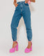 Calça Feminina Alcance ref. JEANS JOGGER - VintedoisK