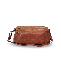 BOLSA TIRACOLO GRANDE HOBO MARROM C 50002 0184 0003 ANACAPRI