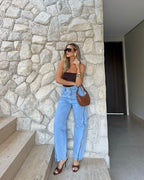 Calça Feminina ALCANCE ref. JEANS BALLOON - VintedoisK
