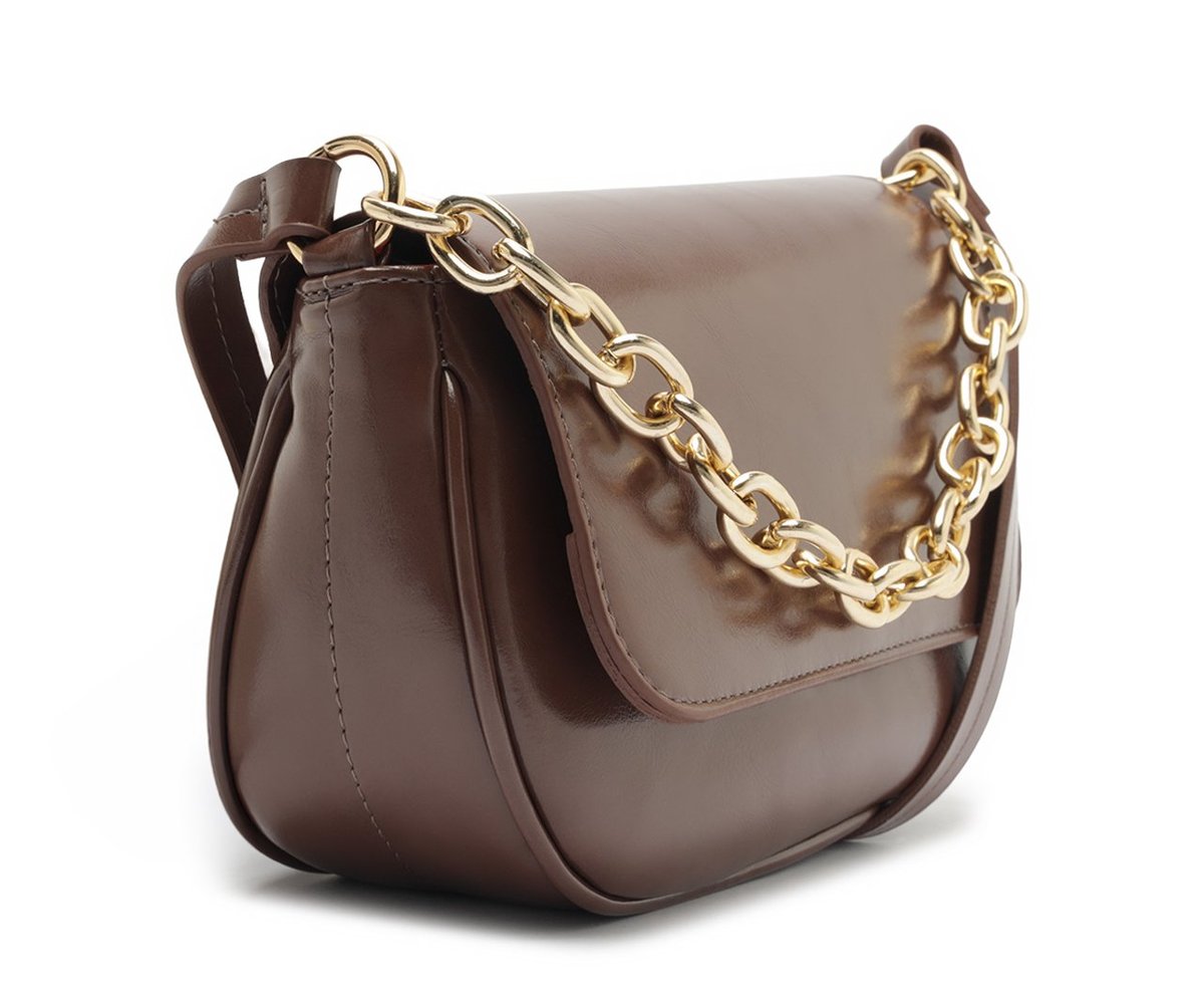 BOLSA TIRACOLO MARROM CORRENTE C 50016 2059 0002 ANACAPRI Imagem secundária do produto