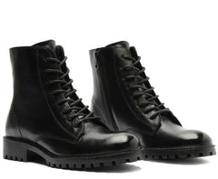 BOTA COTURNO COURO PRETA C 30698 0002 0001 ANACAPRI