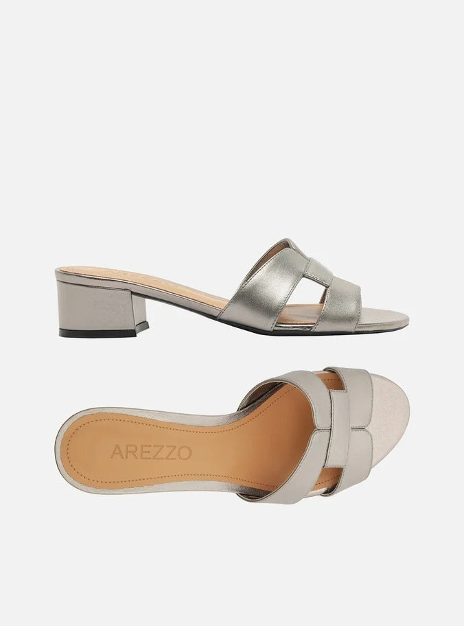 Tamanco Feminina AREZZO ref. TAMANCO PRATA - VintedoisK
