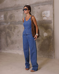 CALÇA JEANS RETA ETERNAL MEDIA 9953 ALCANCE