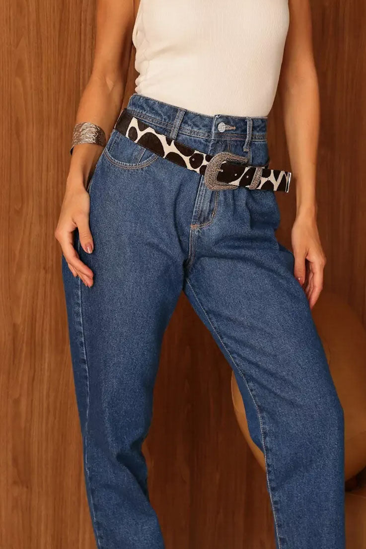 Calça Feminina ALCANCE ref. JEANS MOM - VintedoisK