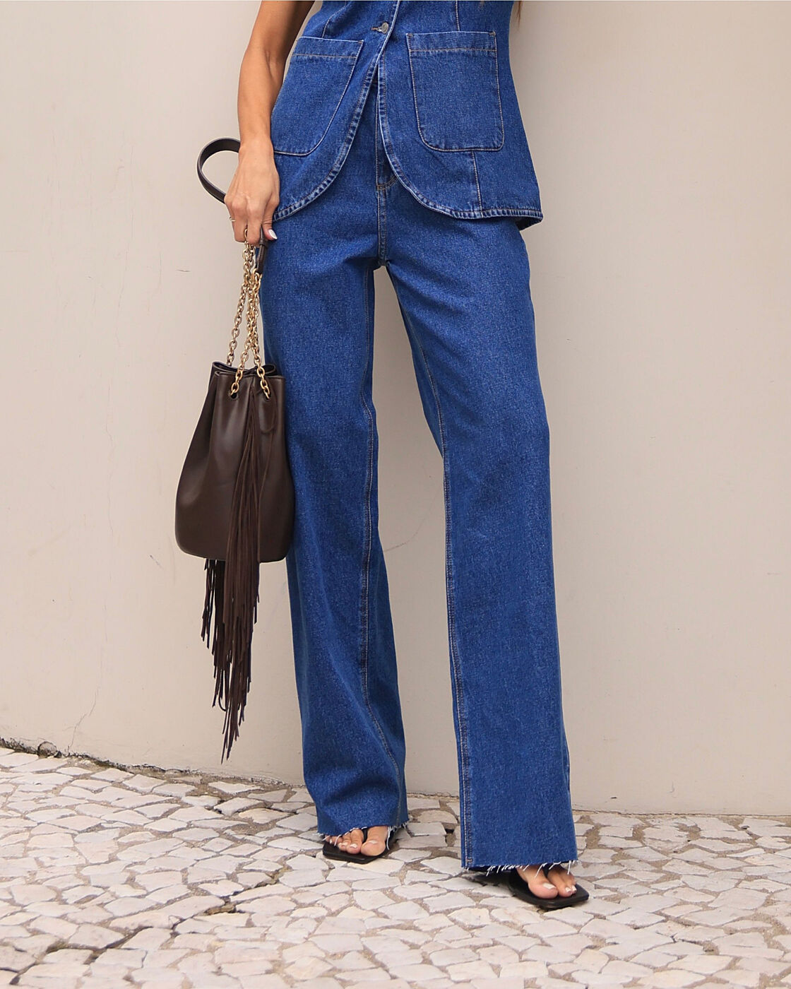CALÇA JEANS WIDE LEG 3306002 ALCANCE