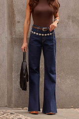 CALÇA JEANS FLARE COMFORT ESCURA 93203 ALCANCE