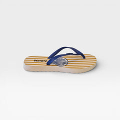 CHINELO BRANCO E AMARELO CONCHA AZUL S 22296 0016 0001 SCHUTZ