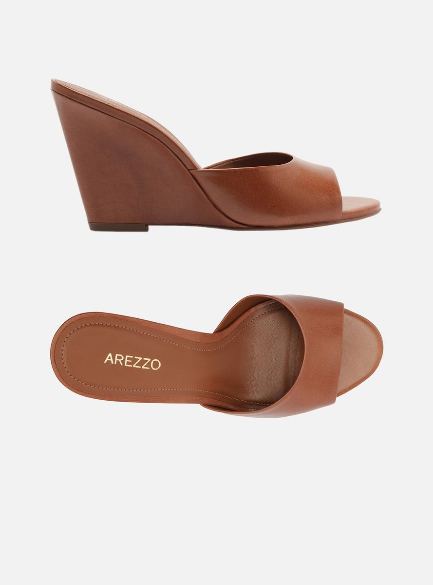 Tamanco Feminino Arezzo ref. TAMANCO MARROM - VintedoisK