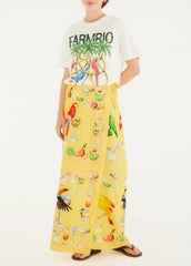 BLUSA T-SHIRT MEDIA CORDAS E AVES 357723 FAM RIO