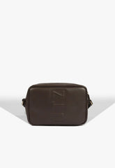 BOLSA TIRACOLO PEQUENA TASSY MARROM ESCURA S 50015 0392 0061 SCHUTZ