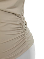 Blusa degage Begonia Skenn, ângulo lateral direito do ombro