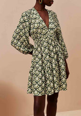 VESTIDO CURTO PALA ELASTICO 104518 CACAY