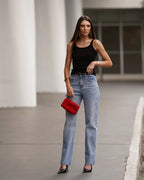Calça Feminina Alcance ref. JEANS RETA - VintedoisK