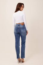 Calça Feminina REVANCHE ref. JEANS RETA - VintedoisK