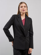 Blazer over ombreira Skenn, lateral esquerda feminino