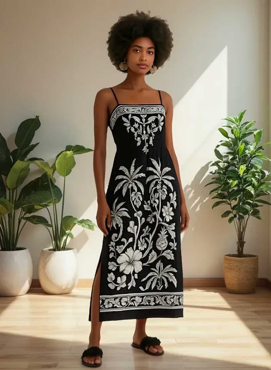 VESTIDO CROPPED GUANACASTE 342538 FARM RIO