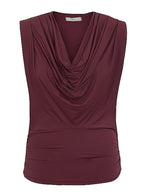 Blusa degage Begonia Skenn feminina, vista frontal completa