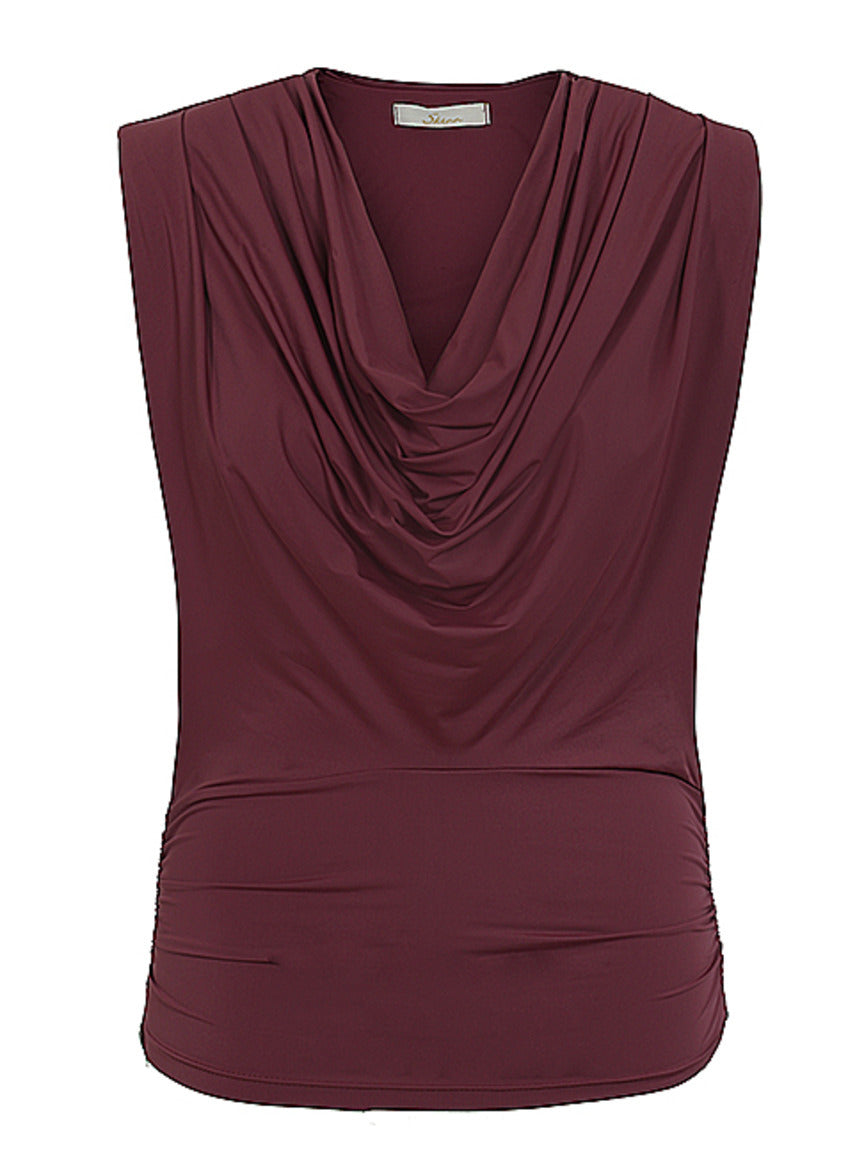 Blusa degage Begonia Skenn feminina, vista frontal completa