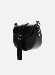 BOLSA TIRACOLO PRETA MÉDIA BARBICACHO A 50011 0948 0003 AREZZO