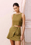 Blusa Cropped feminina Cacay vista frontal
