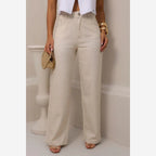 CALÇA WIDE LEG NATURAL LINHO 1158006C REVANCHE