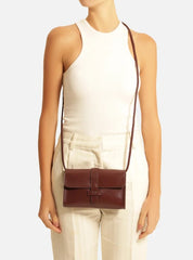 BOLSA TIRACOLO MARROM ESCURO UVA BETINA PEQUENA A 50021 0639 0084 AREZZO