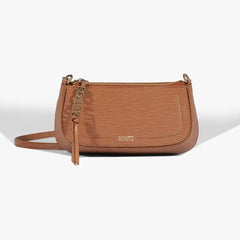 BOLSA TIRACOLO PEQUENA TINA MARROM S 50015 0712 0062 SCHUTZ