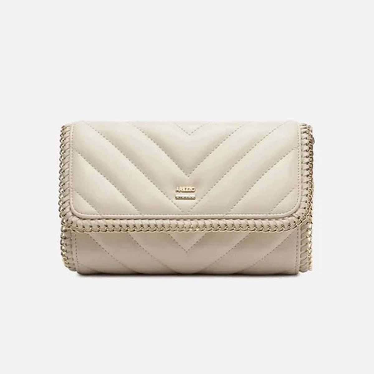 BOLSA TIRACOLO OFF PEQUENA MATELASSÊ CORRENTE A 57100 1798 0016 AREZZO Imagem principal do produto