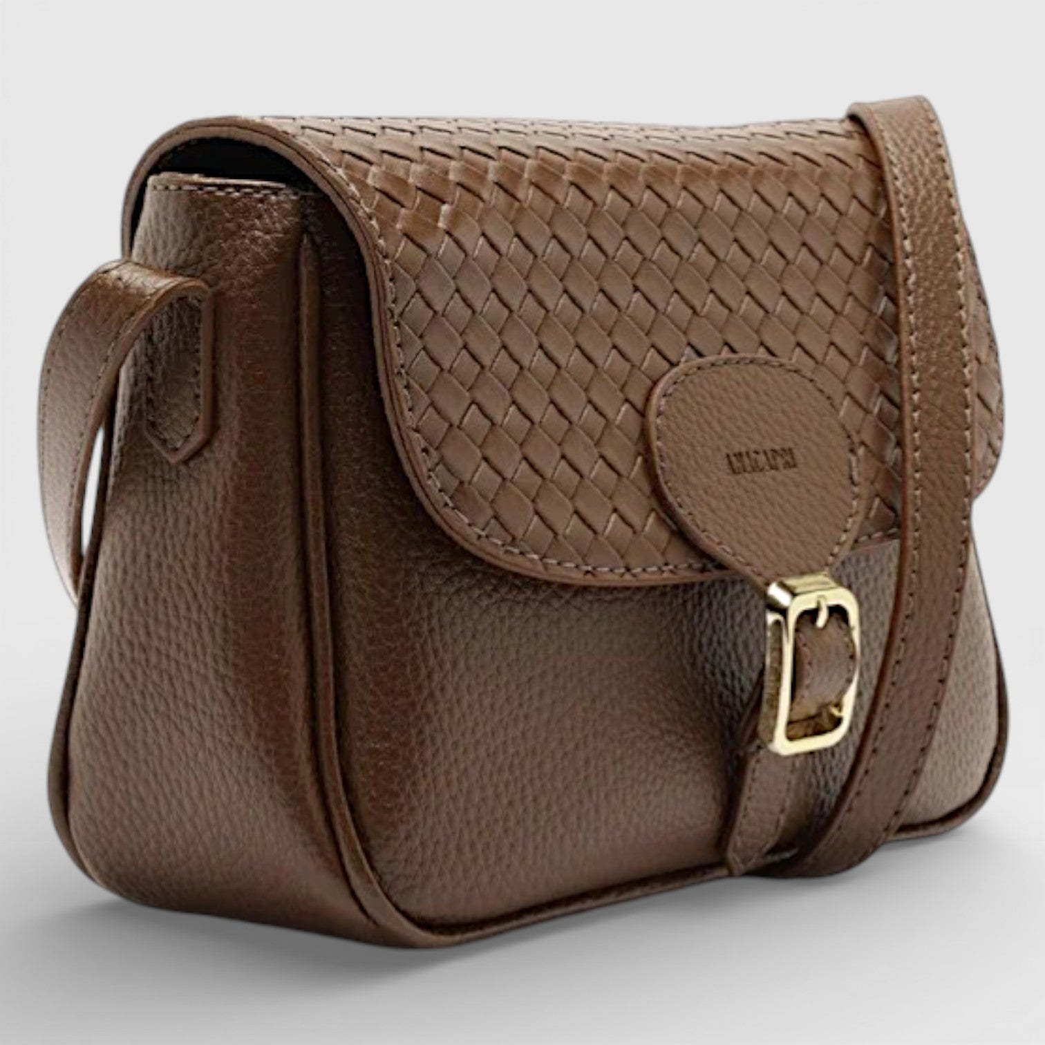 BOLSA TIRACOLO DETALHE TASSEL E TAMPA MARROM C 50002 0232 0003 ANACAPRI Imagem secundária do produto
