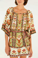 VESTIDO CURTO TAPETE DE COR 342077 FARM RIO