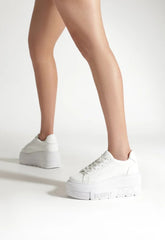 TÊNIS PLATAFORMA COURO BRANCO S 21547 0021 0005 SCHUTZ