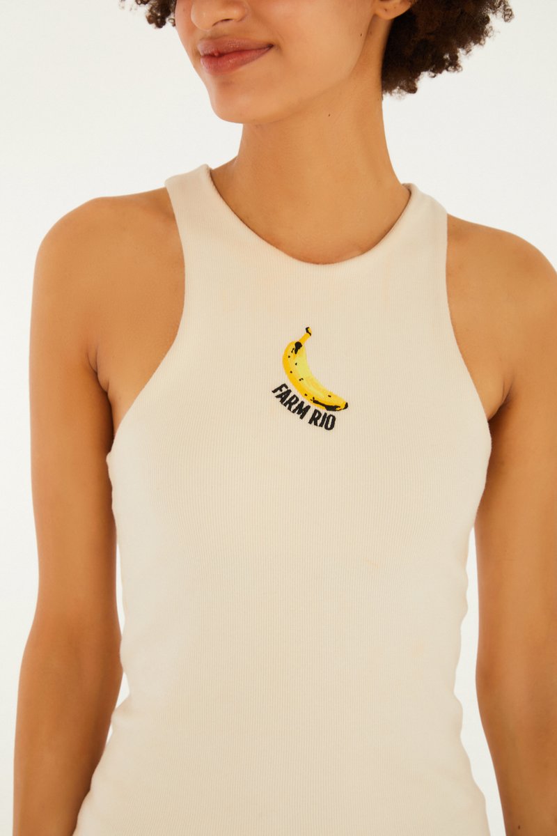 Blusa Feminina Farm ref. REGATA BORDADA - VintedoisK