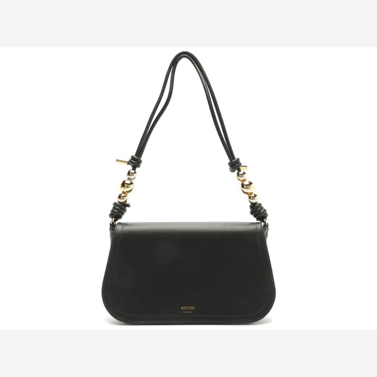 BOLSA TIRACOLO PRETA REBITES A 50023 6938 0001 AREZZO