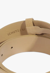 CINTO BEGE MONOGRAMA COURO S 43001 0158 0004 SCHUTZ