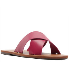 RASTEIRA TIRAS CRUZADAS COURO ROSA C 30014 0004 0099 ANACAPRI