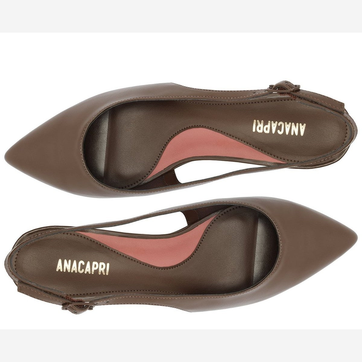 SCARPIN SLINGBACK ANABELA BICO FICO MARROM COFFEE C 30833 0004 0001 ANACAPRI